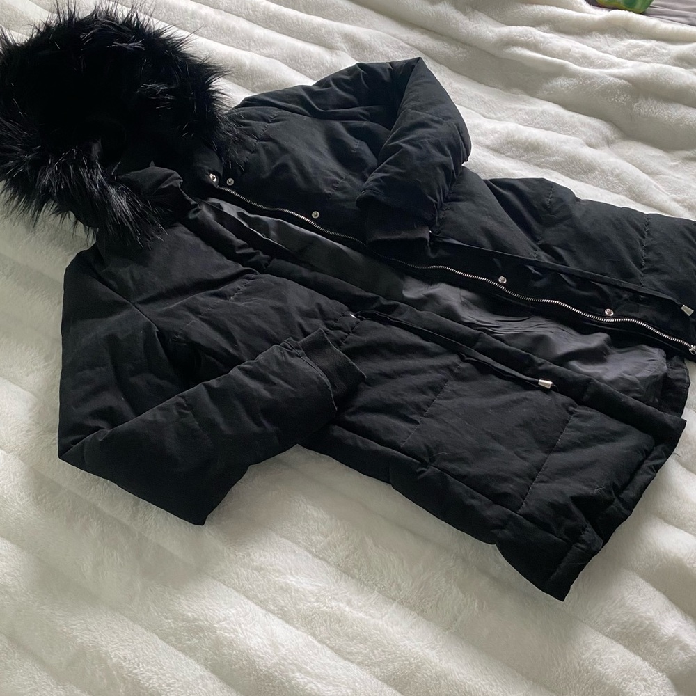 H&M Black Winter Coat